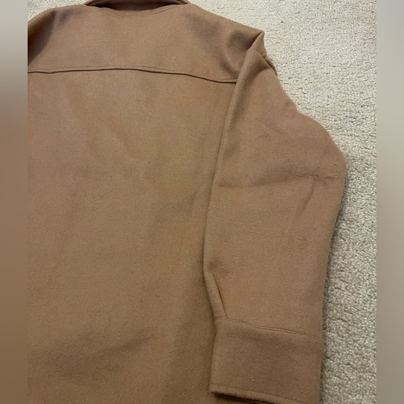 American Threads Scout Button Up Shacket | Brown | Size S - Picture 14 of 14